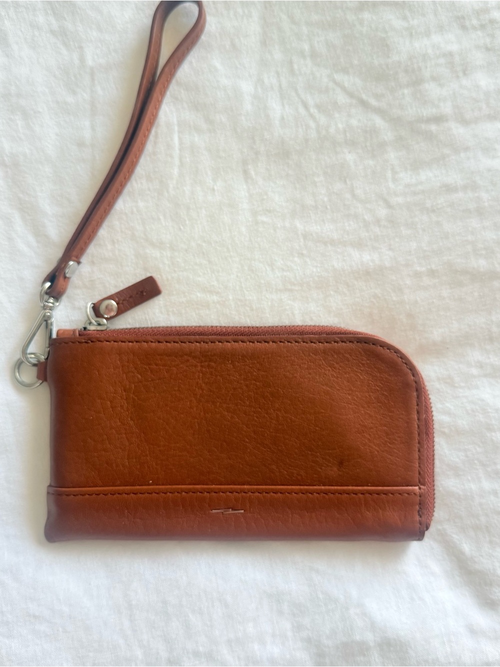 Shinola leather wallet wristlet